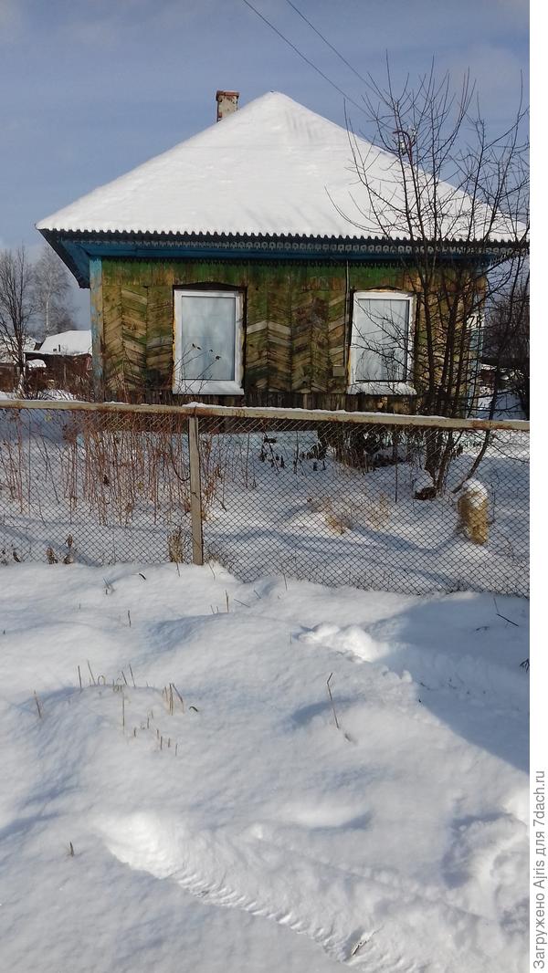 Таким наш дом ушел в зиму
