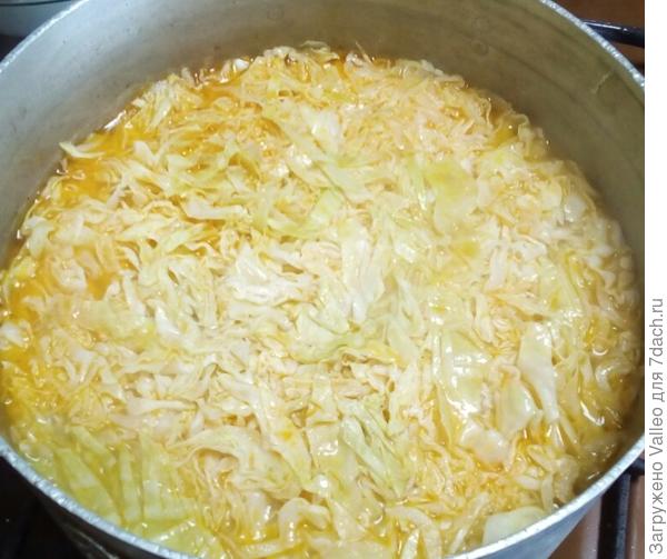 Заливаем водой