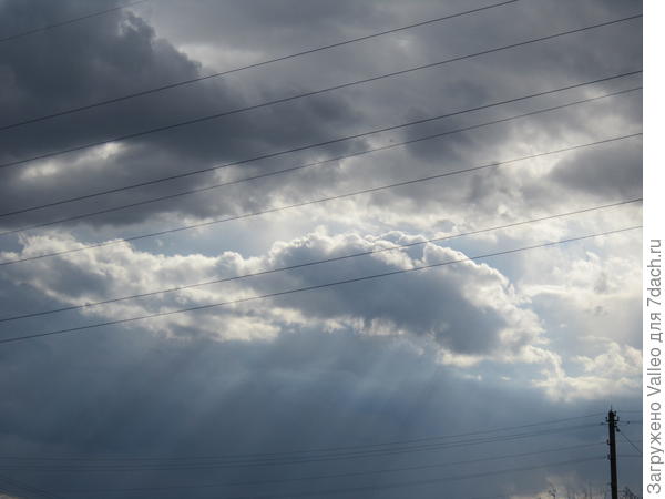 солнышко пробивается