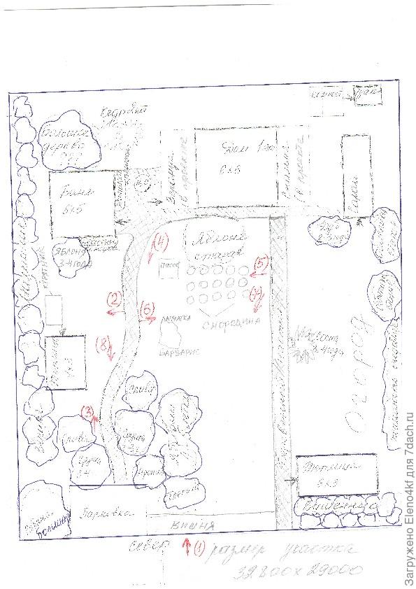 Это схема участка.