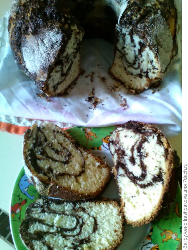 Кексик «Зебра» к кофейку.