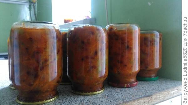 Фасоль красная с овощами