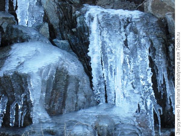 Замерзший водопадик.