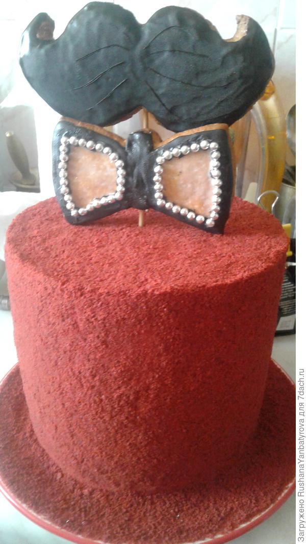 Торт Джентельмен мужу.