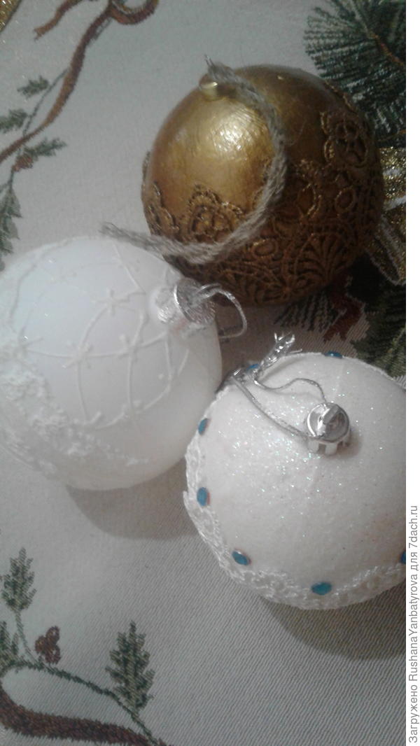 Шары,украшенные дочерью и мной.