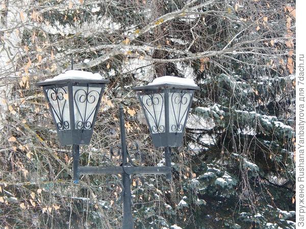 Остатки снежных шапок...