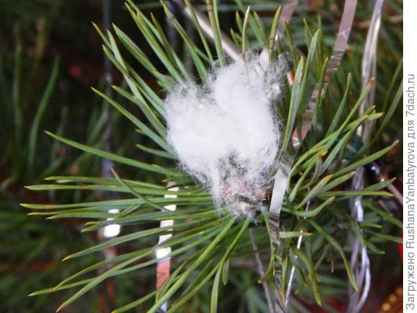 Снежок из ваты - память о детстве.