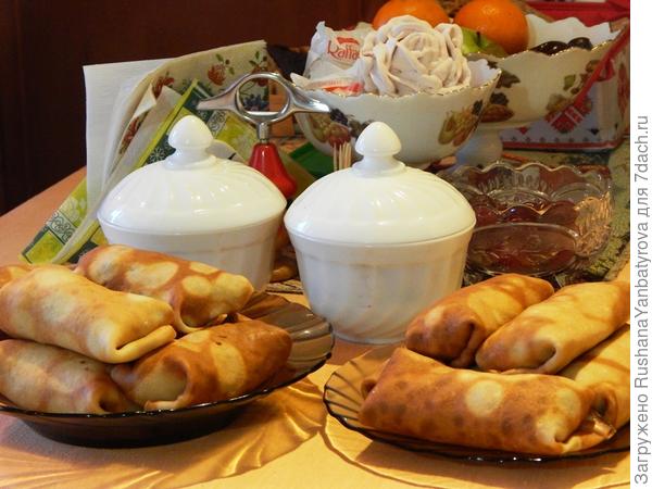 Это нам на ужин, а побольше зятю с дочерью отдала.