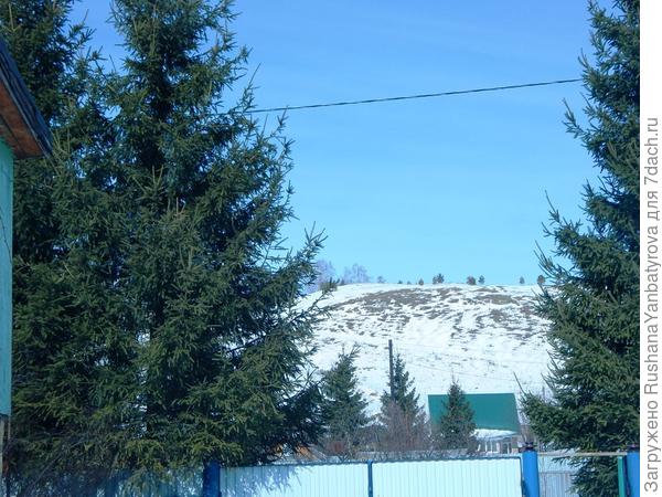 С холмов снег почти сошел.