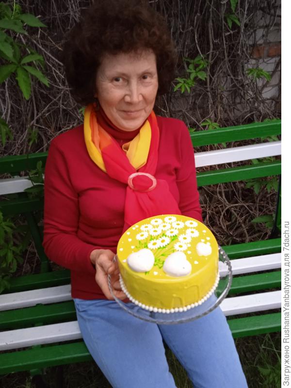 Угощаю именинным тортом!