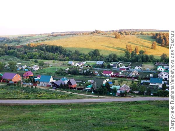 А это наша деревня Петропавловка, здесь у нас дача.
