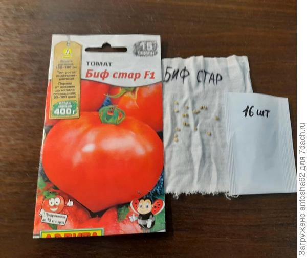 Биф стар общее количество семян