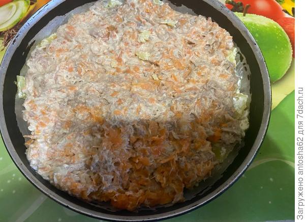 Третий слой снова картофель