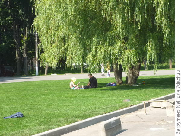 Горожане отдыхают