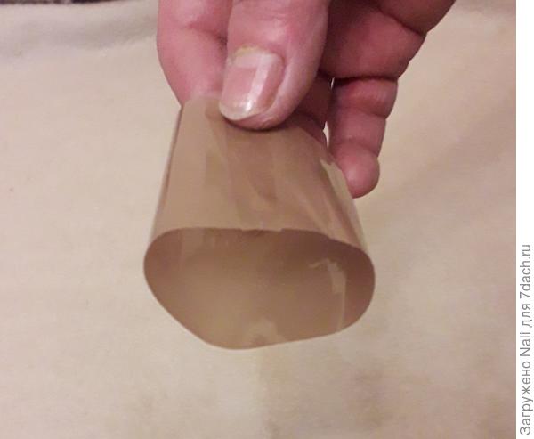 Получается широкое кольцо