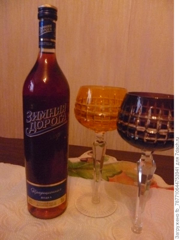 домашнее терновое 2018год(чуть креплёное &amp;quot;зимней дорогой&amp;quot;