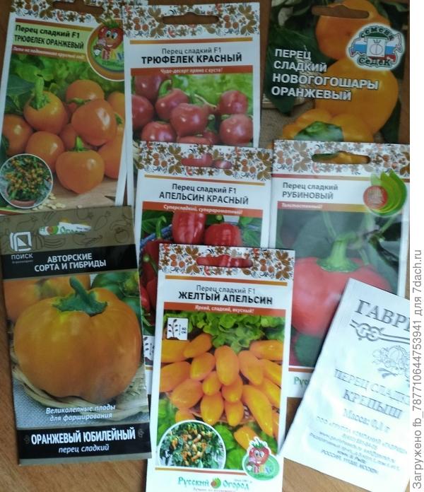 Вот такие семена перцев купила и посеяла 20.02 24