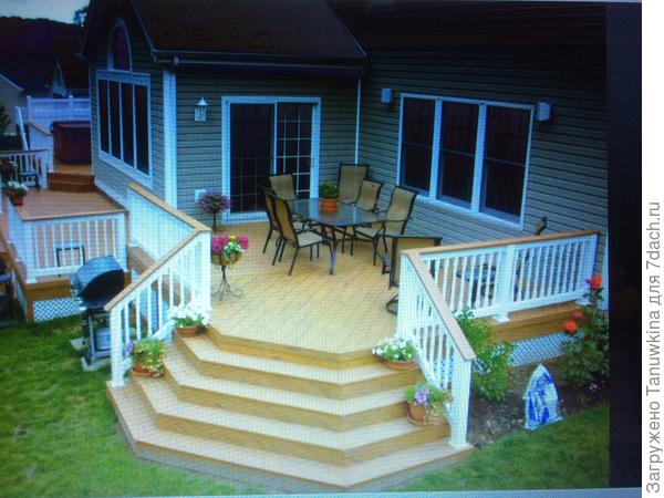 А с дальней стороны тамбура(которую не видно) вдоль него будет лестница вниз