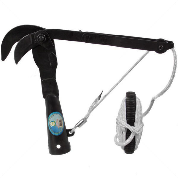 Фото из интернета. Пружина возвращает секатор в открытое положение, а срез осуществляется за счет дергания веревки.