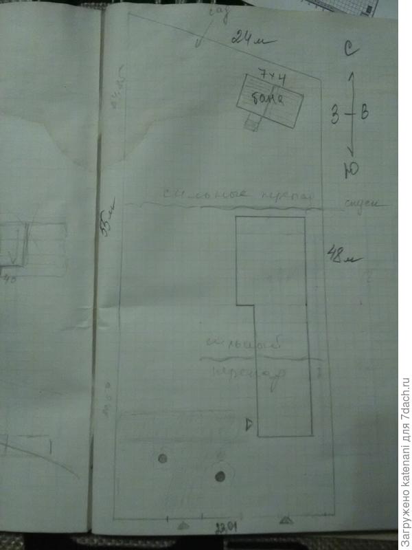 Вот так должна была постройка располагаться