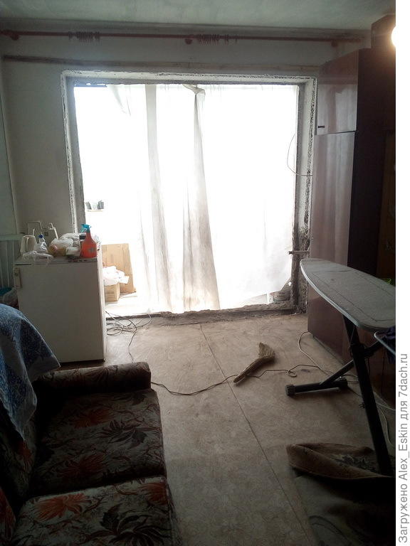 готовлю проём к монтажу