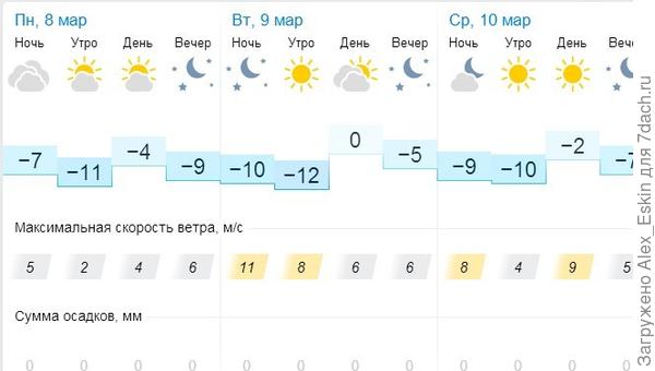 прогноз радует