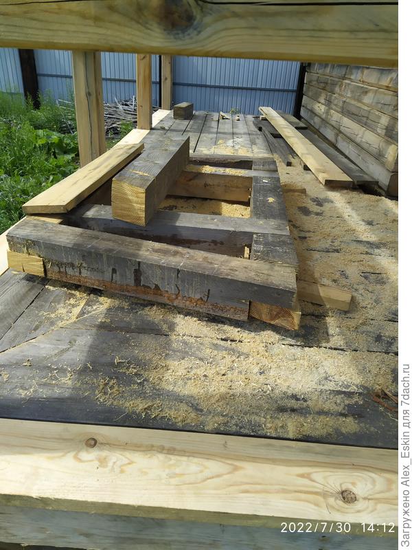 Заготовка для крыльца