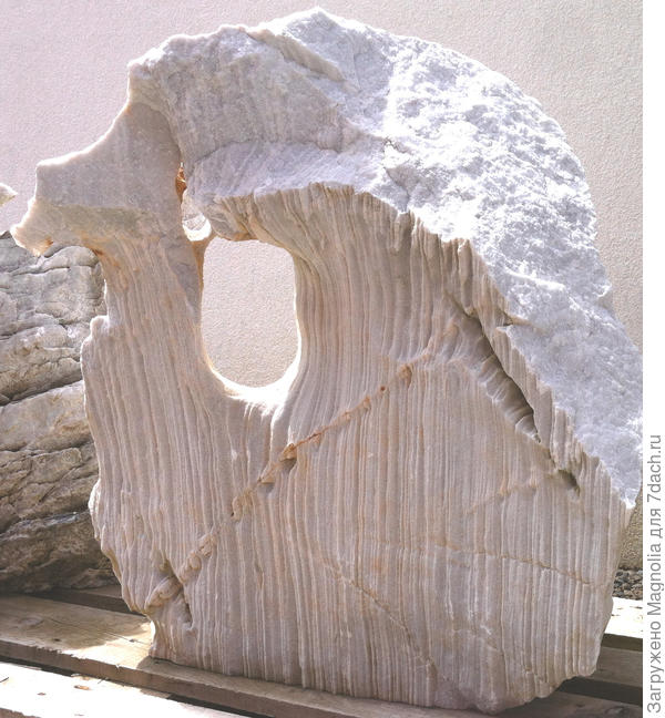 Теневой сад, выбор главного камня-солиста