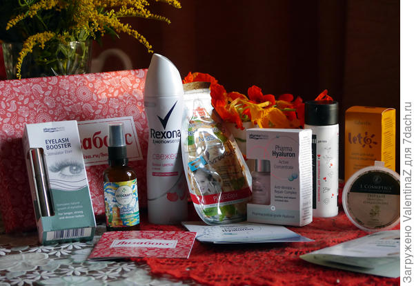 Чего тут только нет...и для лица, и для тела, и для рук, и для волос...