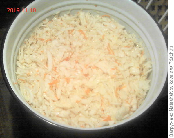 заполняем кастрюлю капустой