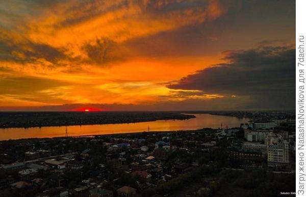 река Томь в черте города