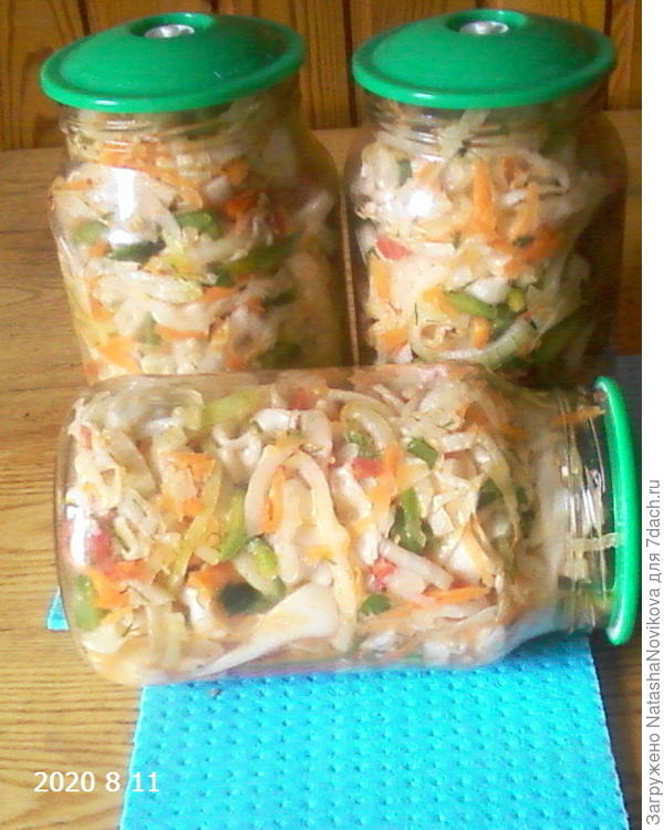 засолиха в баночках