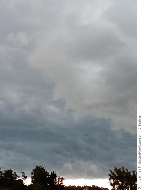 со всех сторон обложило тучами((
