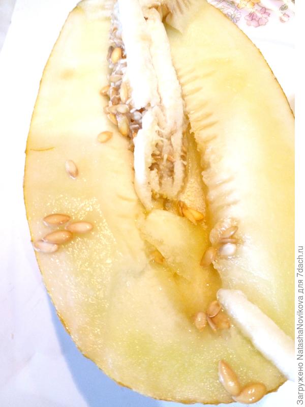 очень сочная сок прямо вытекает и в середине сладкаяяя))