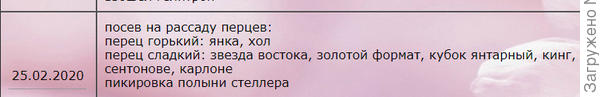 2020 год сеяла в конце февраля