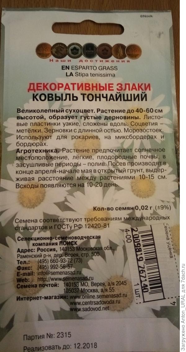 Ковыль тончайший