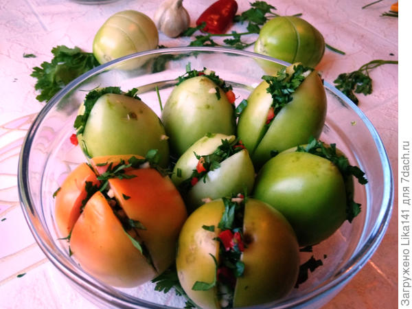 Зеленые помидоры по грузински на зиму самый вкусный рецепт