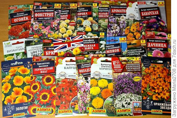 И еще много много семян