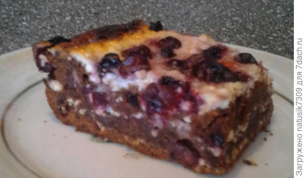 Даже с зернистым творогом очень нежный тортик получился