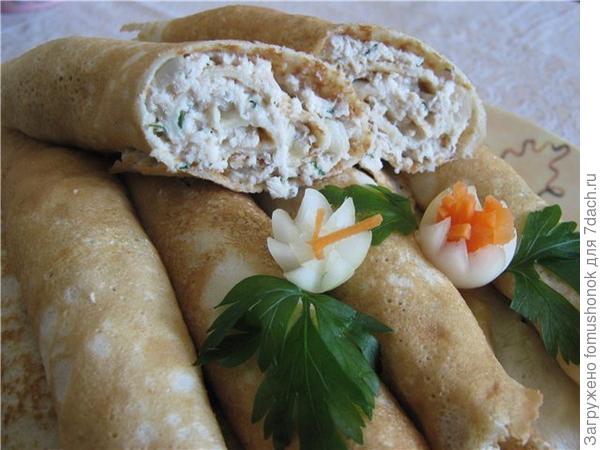 Блинчики с начинкой!