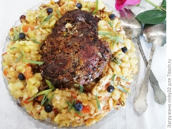 Ароматная баранина с маринованным картофелем - пошаговый рецепт приготовления с фото () Ароматная баранина с маринованным картофелем - пошаговый рецепт приготовления с фото