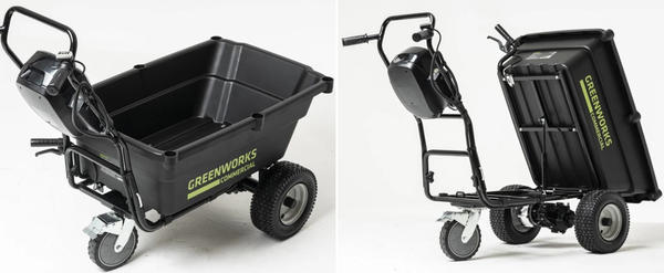 Тележка Greenworks 82GC 82V 7400607 самоходная аккумуляторная. Фото с сайта greenworks-official.ru