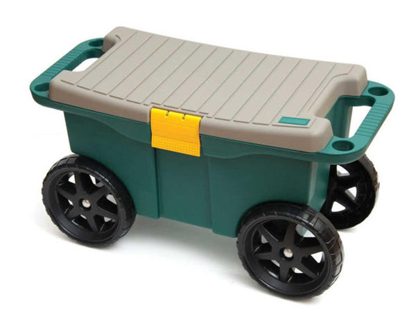 Пластиковый стул с колесами Seat N’ Roll. Фото с сайта best4garden.co.uk