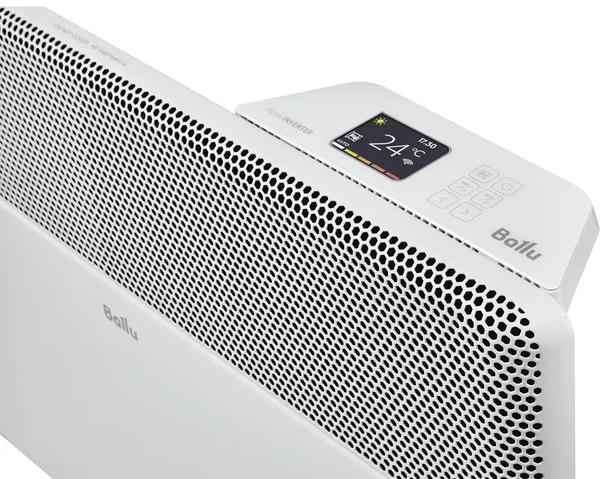 Инверторный блок управления поддерживает комфортную температуру в помещении - без скачков и перегревов