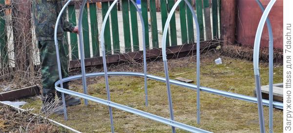 Монтаж боковых направляющих