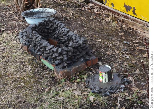 Выкладываем гравий