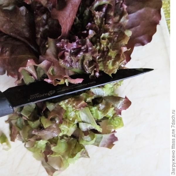 Нарезаю салат