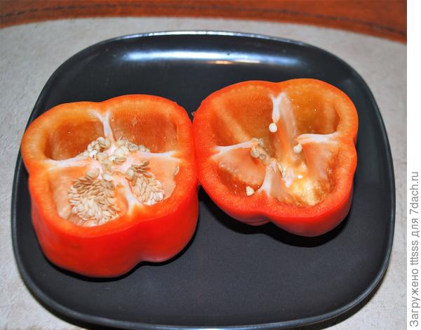 Размеры перца