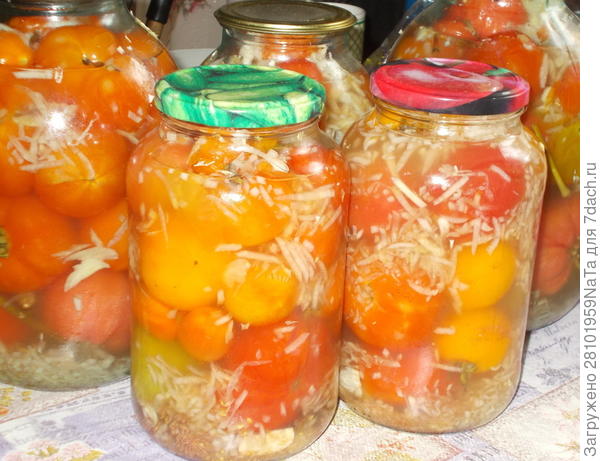 томаты с луком