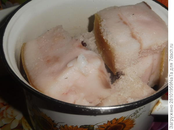 сало соленое